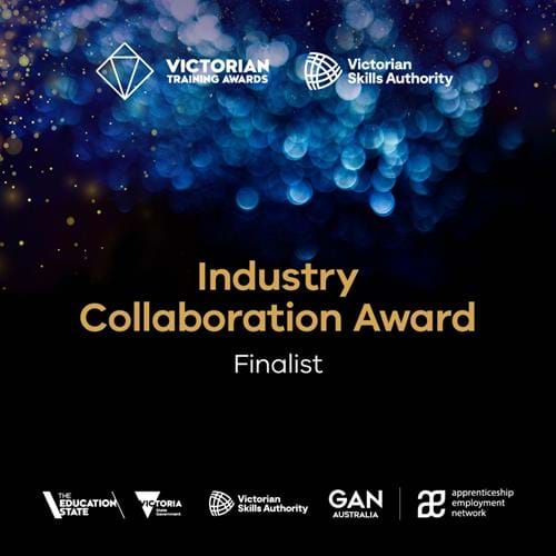 Melbourne Polytechnic finalist in Victorian Training Awards