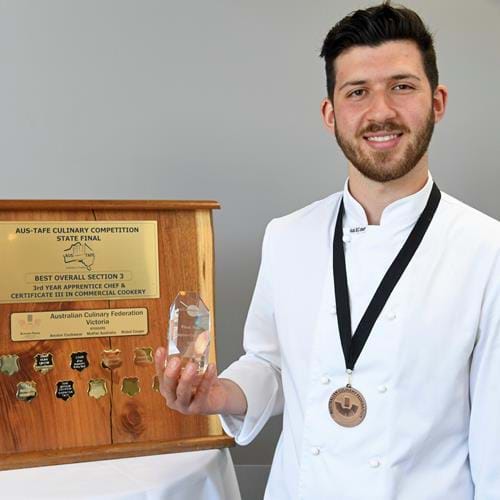 Apprentice chef Nick Gnafakis a national winner